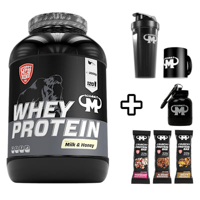 Whey Protein - Milk & Honey - 3000 g Dose + Shaker