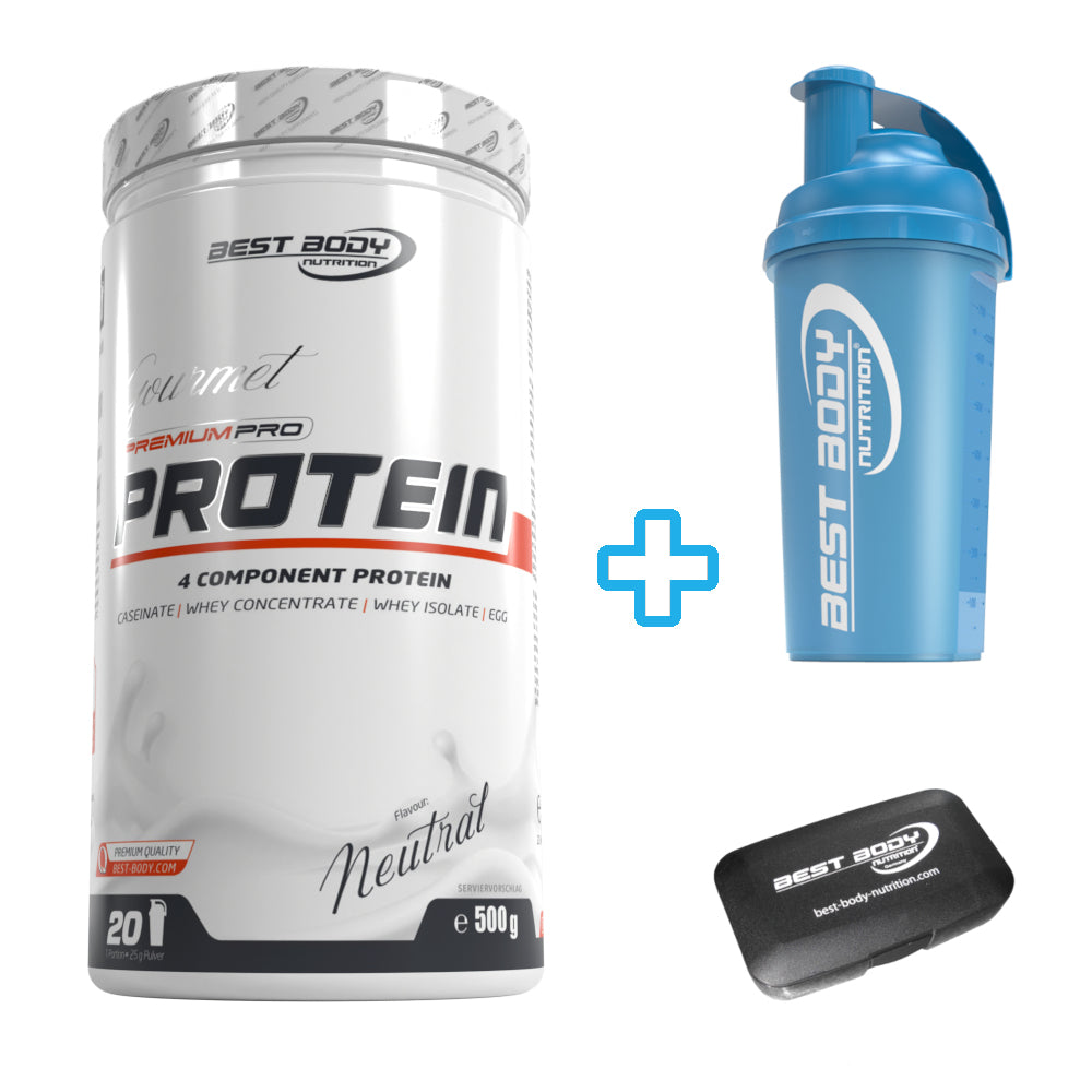 Gourmet Protein - Neutral - 500 g Dose + Shaker