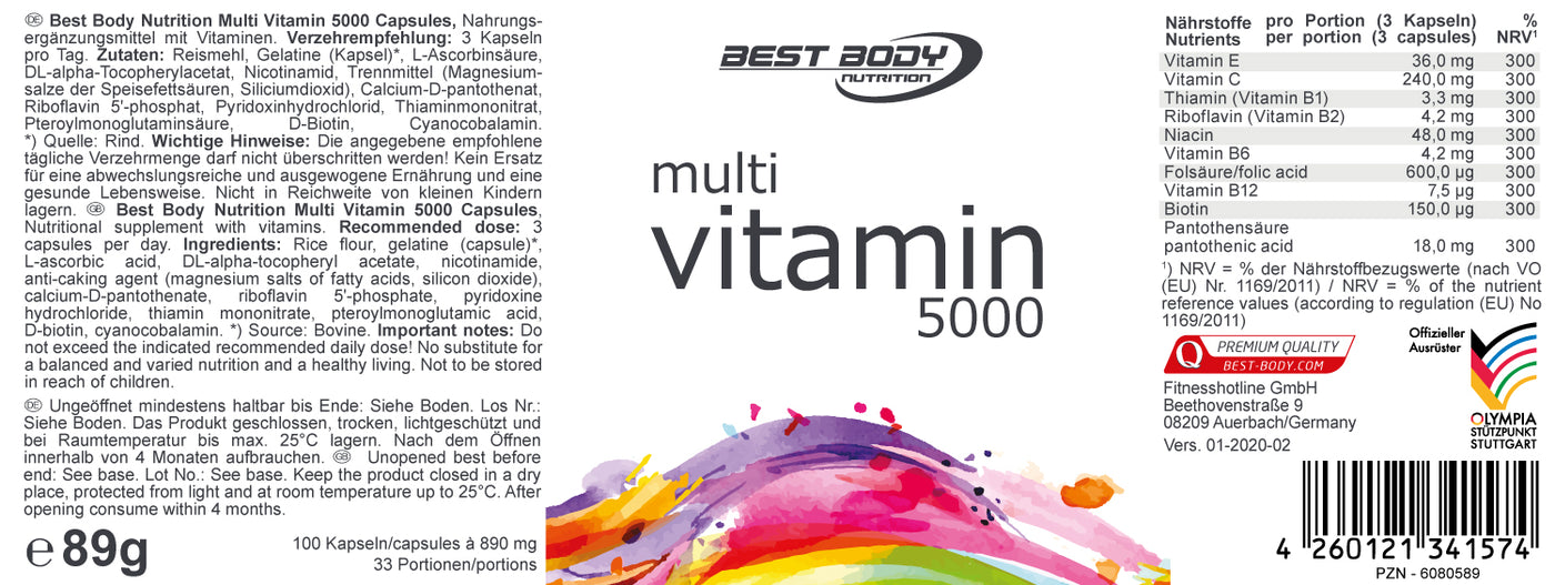 Best Body Nutrition Vitamin und Mineralstoff Bundle#_