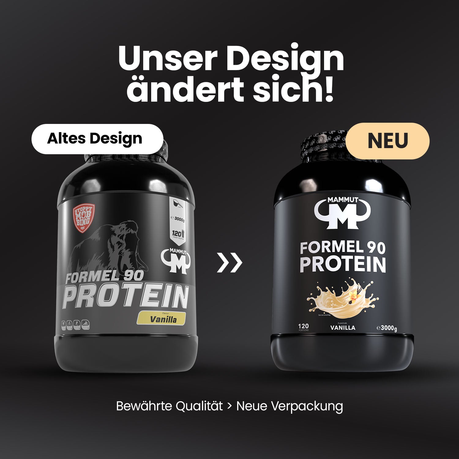 Formel 90 Protein - Vanilla - 3000 g Dose#geschmack_vanilla