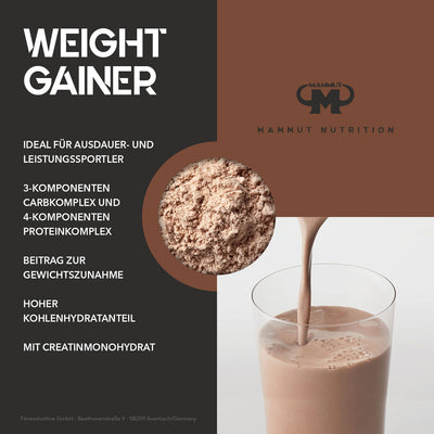 Weight Gainer Crash 5000 - Chocolate - 4500 g Dose#geschmack_schoko