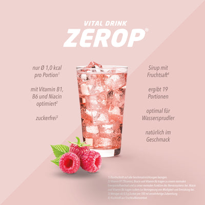 Vital Drink Zerop - Himbeere - 48 ml Squeeze Flasche#geschmack_himbeere