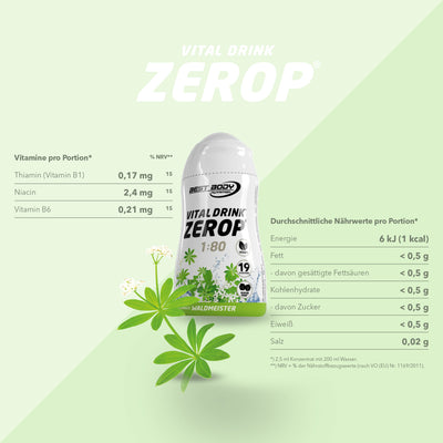 Vital Drink Zerop - Waldmeister - 48 ml Squeeze Flasche#geschmack_waldmeister