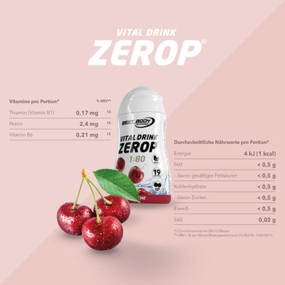 Vital Drink Zerop - Kirsche - 48 ml Squeeze Flasche#geschmack_kirsche