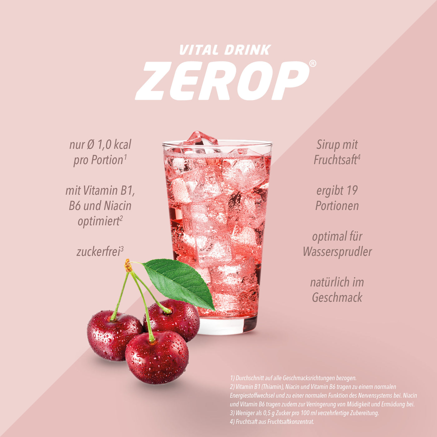 Vital Drink Zerop - Kirsche - 48 ml Squeeze Flasche#geschmack_kirsche