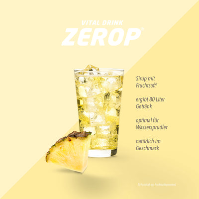 Vital Drink Zerop - Ananas - 1 L + Dosierpumpe#geschmack_ananas