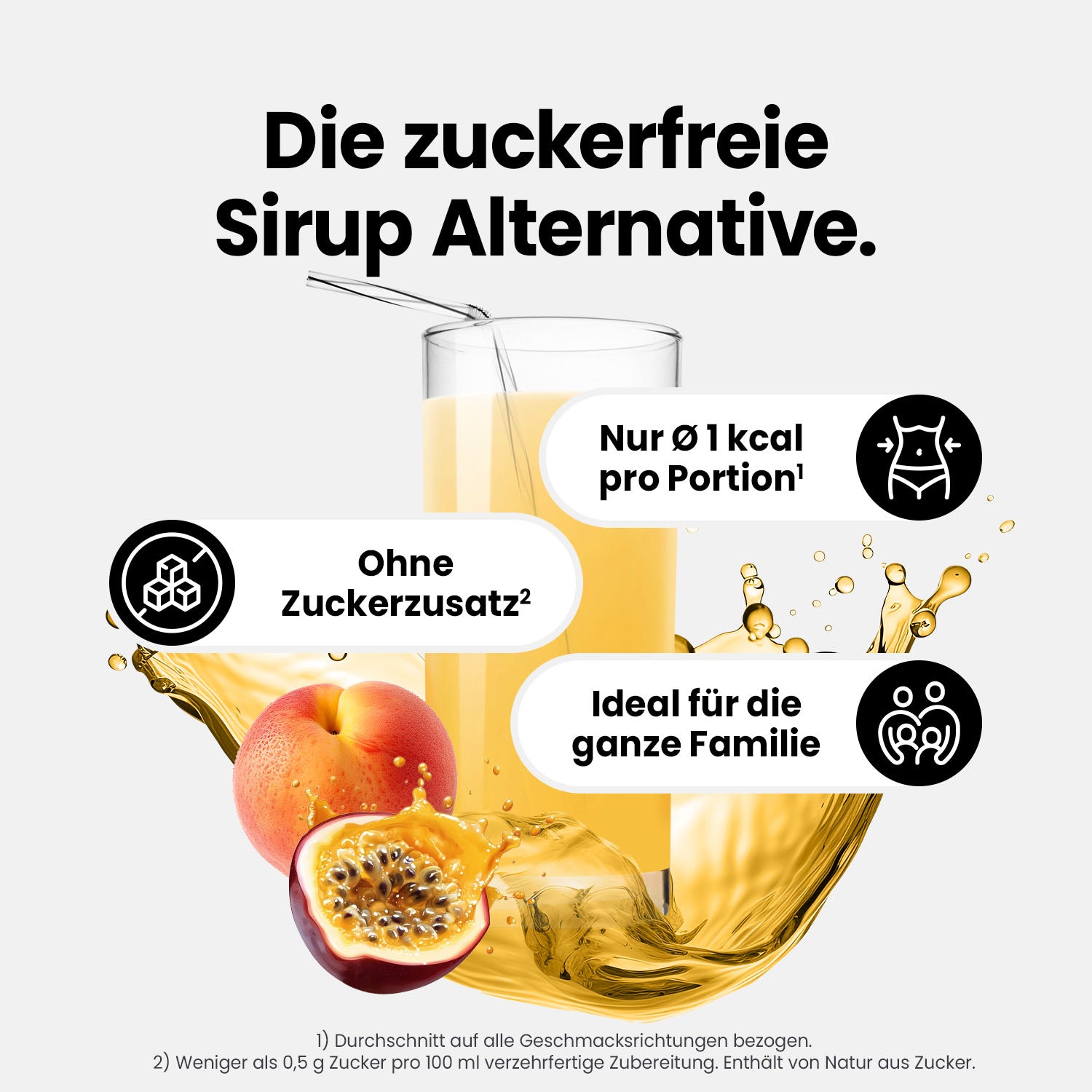 Vital Drink Zerop - Pfirsich Maracuja - 1000 ml Flasche#geschmack_pfirsich-maracuja