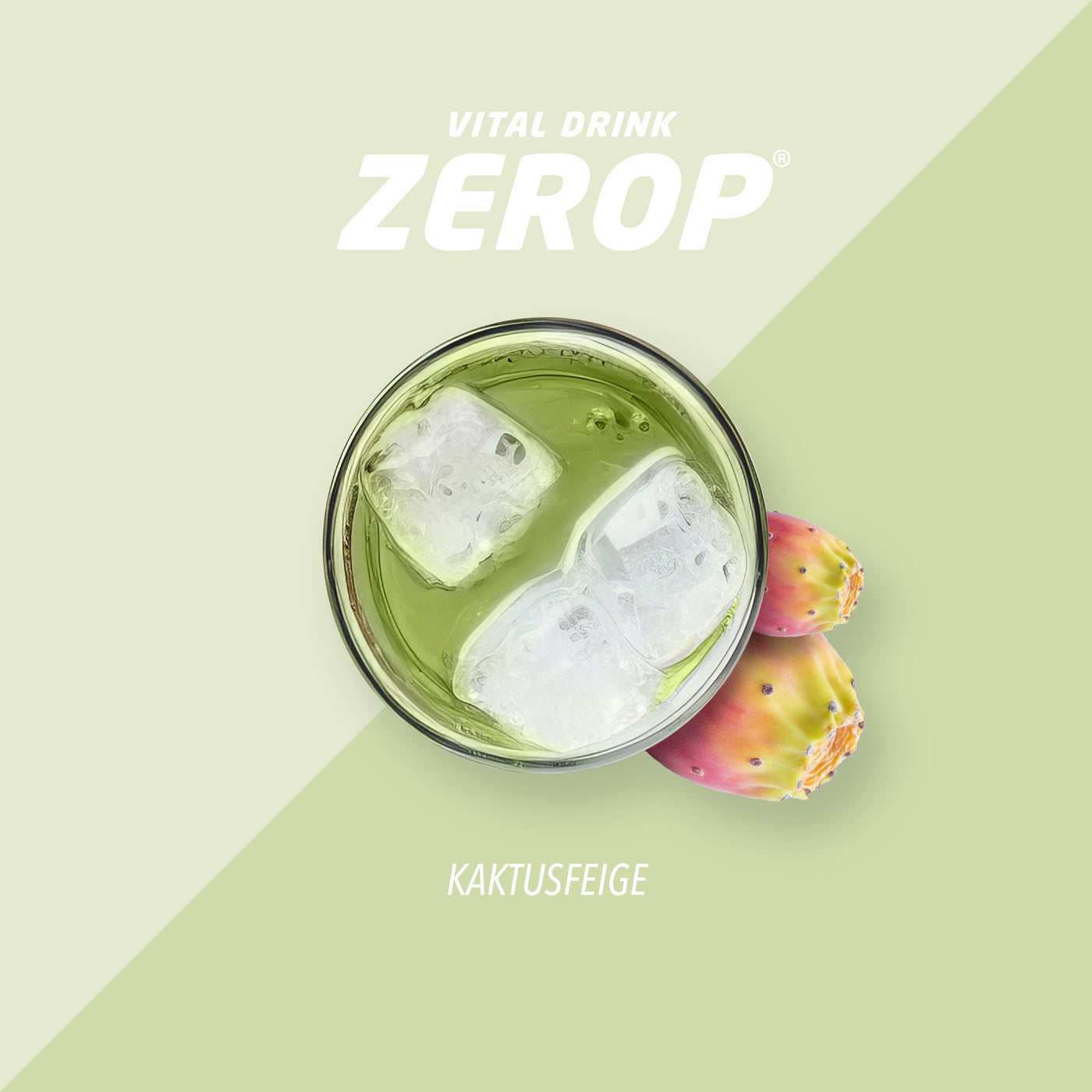 Vital Drink Zerop - Kaktusfeige - 1000 ml Flasche#geschmack_kaktusfeige