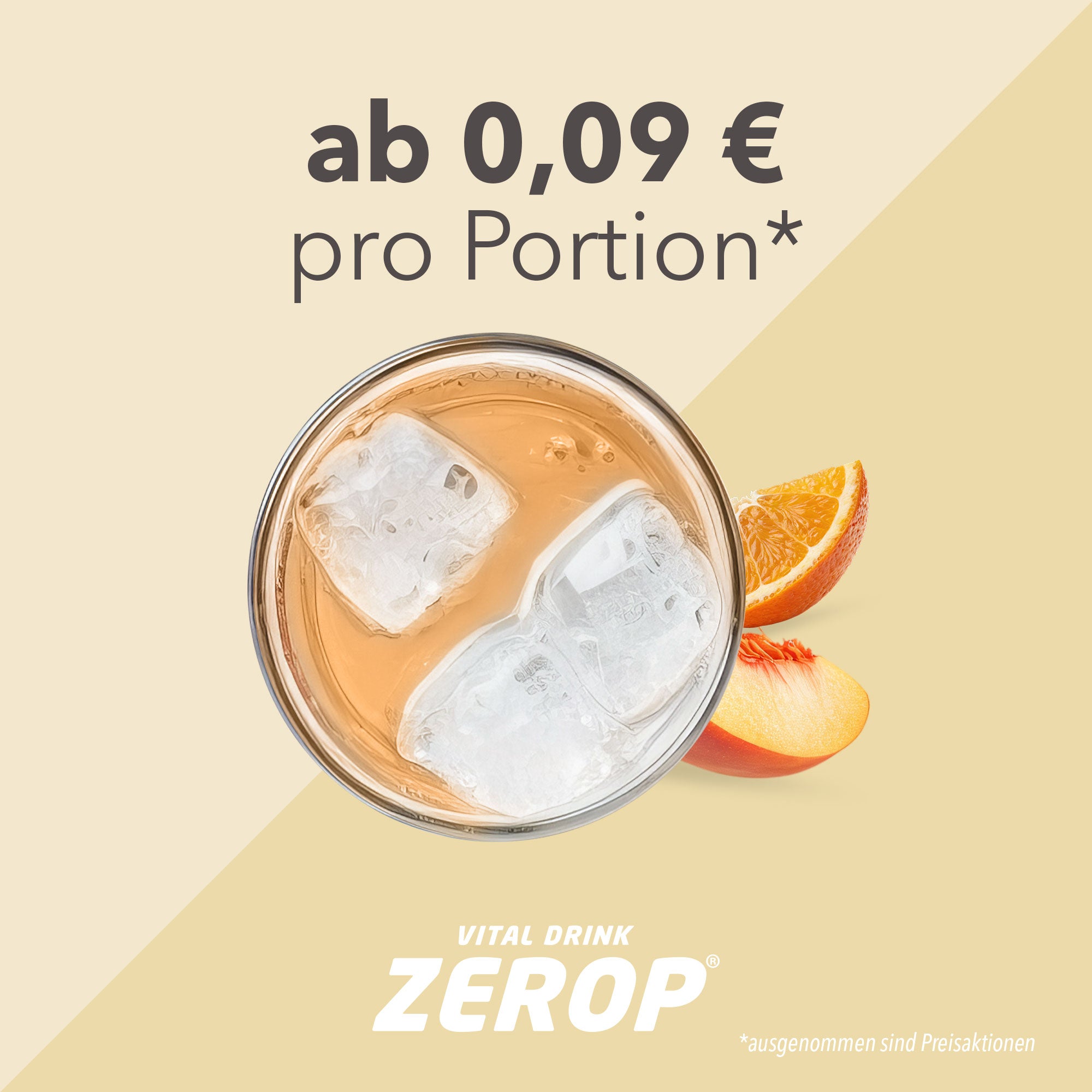 Vital Drink Zerop - Multifrucht - 1000 ml Flasche#geschmack_multifrucht