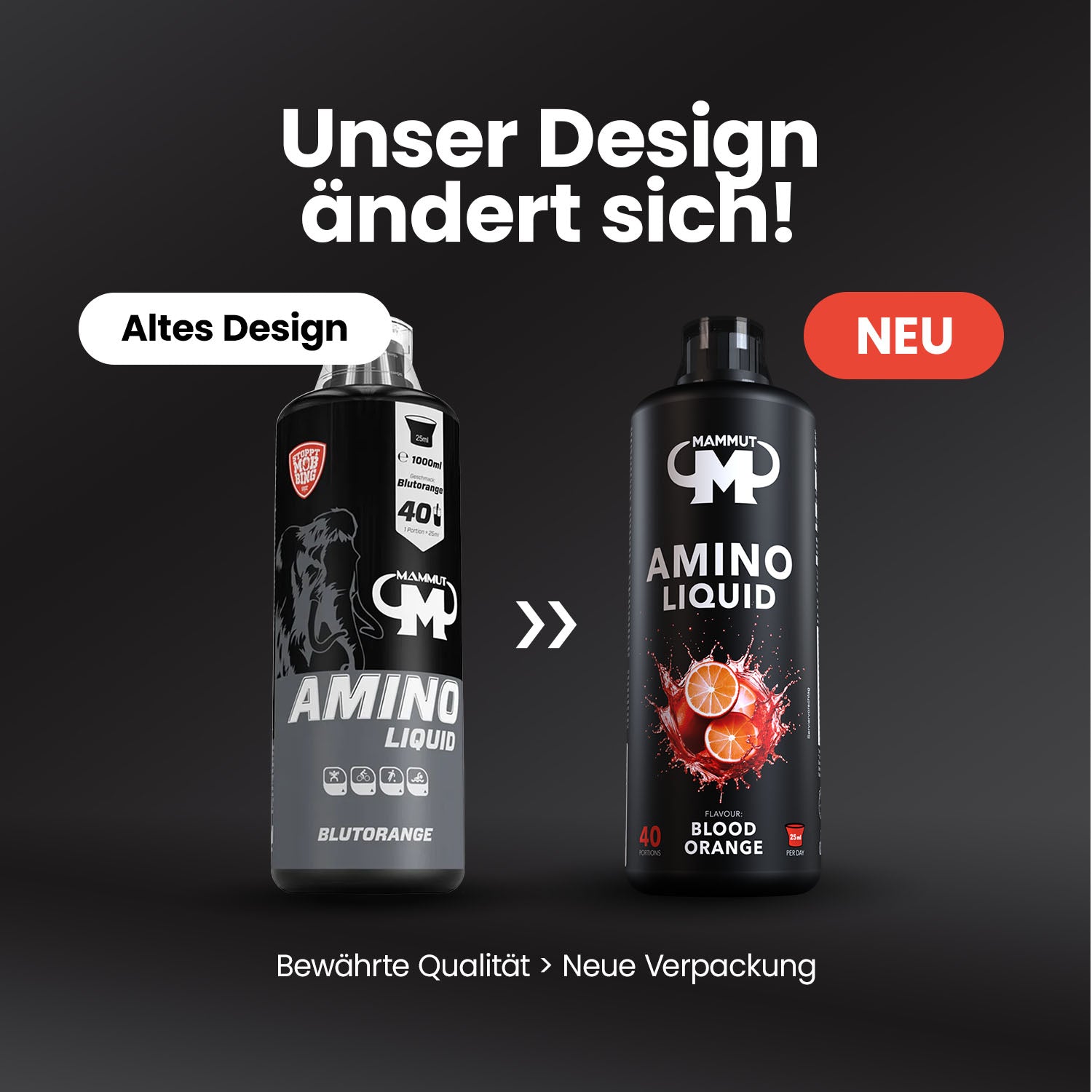 Amino Liquid - Blutorange - 1000 ml Flasche#_