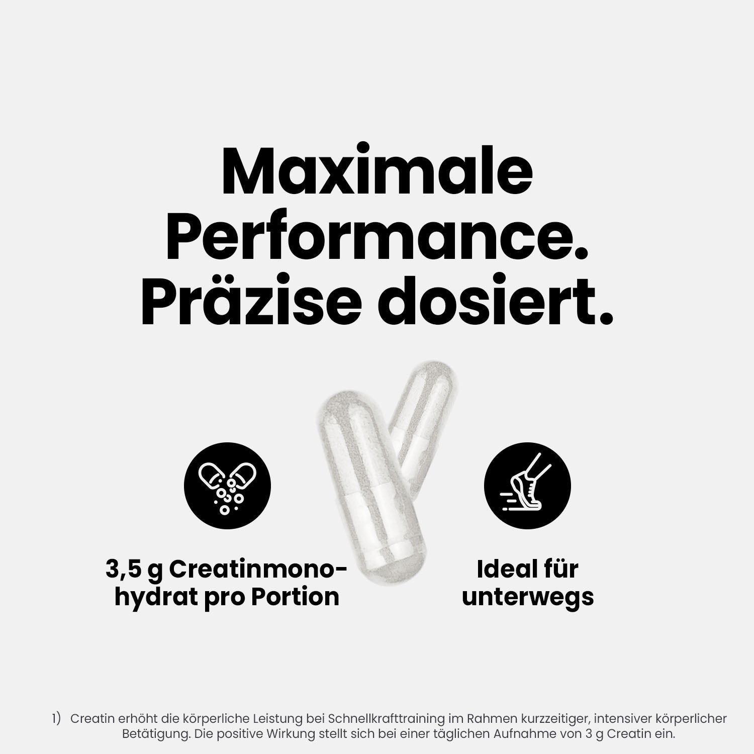 Creatine Kapseln - 200 Stück/Dose#_