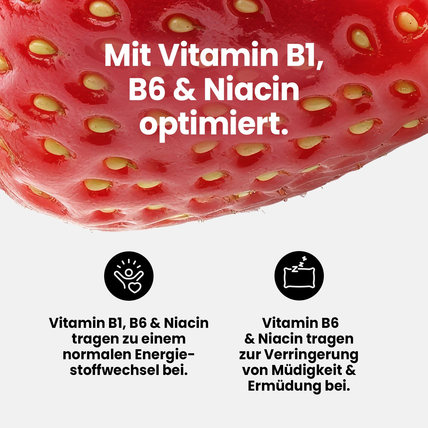 Vital Drink Zerop - Erdbeere - 1000 ml Flasche#geschmack_erdbeere