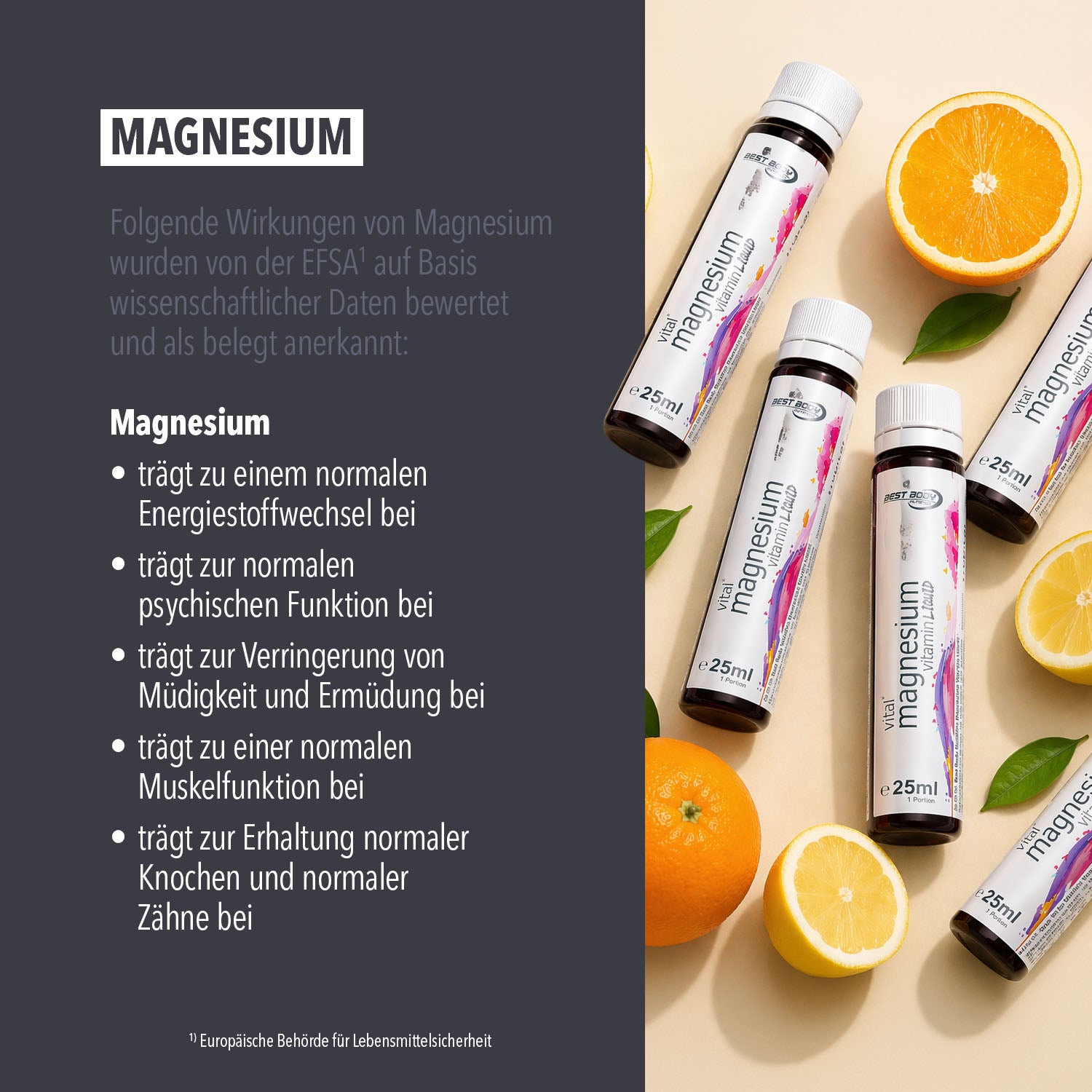 Magnesium Vitamin Ampullen - Tropical - 20 Ampullen à 25 ml#_