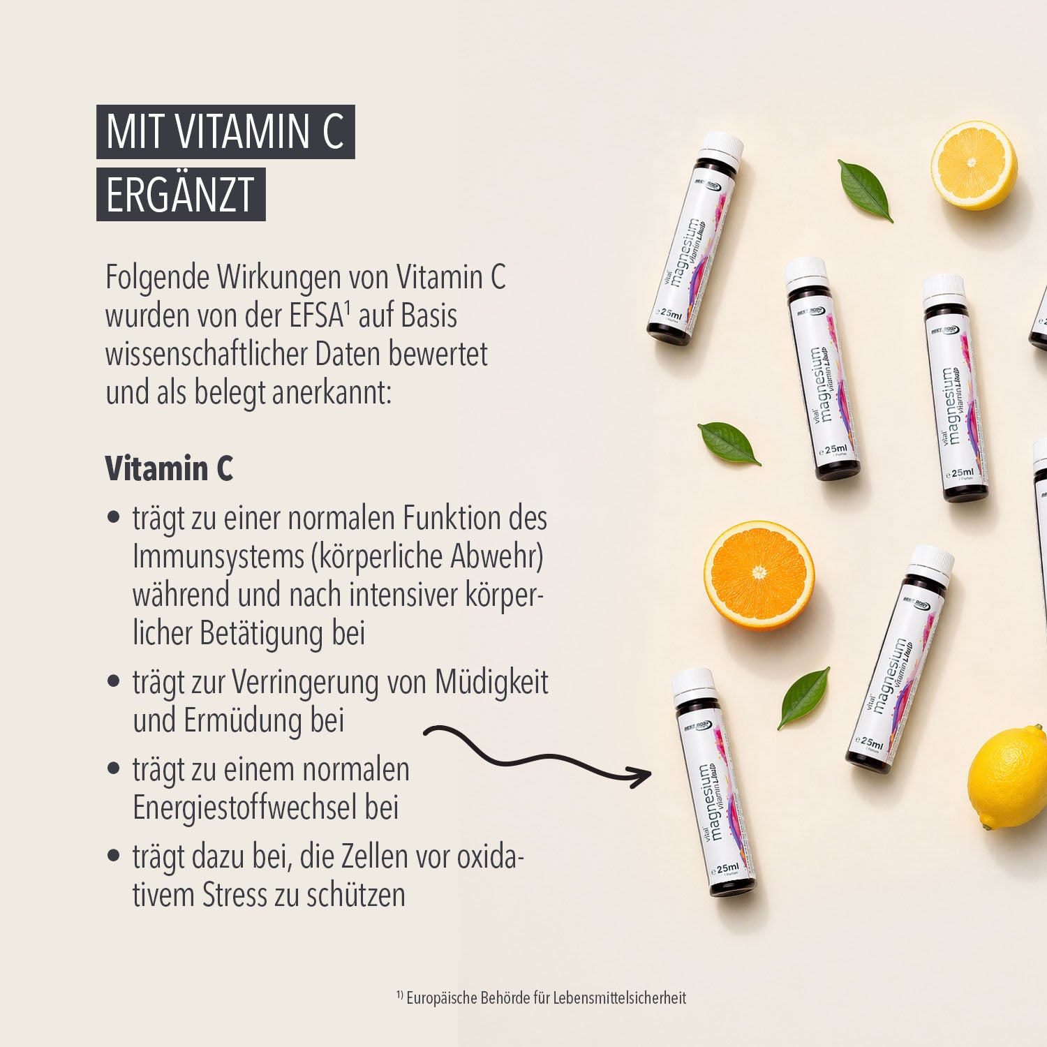 Magnesium Vitamin Ampullen - Tropical - 20 Ampullen à 25 ml#_