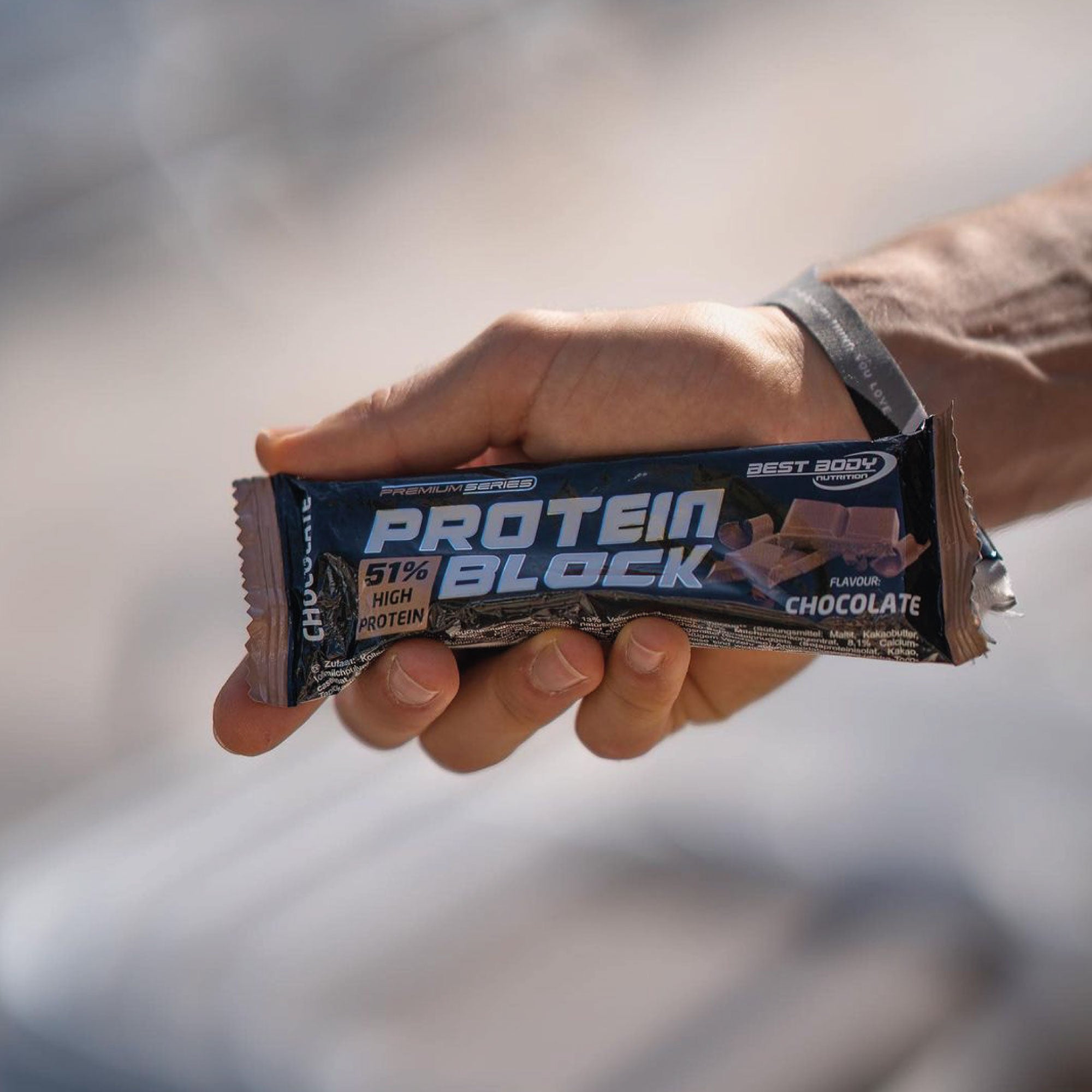 Protein Block - Chocolate - 90 g Riegel#geschmack_chocolate