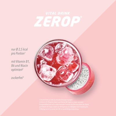 Vital Drink Zerop - Drachenfrucht Litschi - 1 L + Dosierpumpe#geschmack_drachenfrucht-litschi