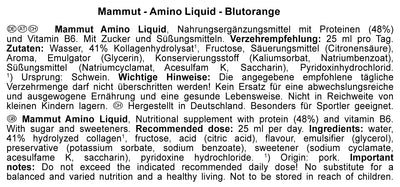 Amino Liquid - Blutorange - 500 ml Flasche#_