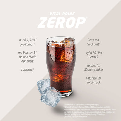 Vital Drink Zerop - Cola - 1000 ml Flasche#geschmack_cola