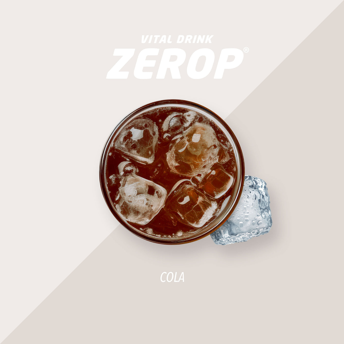 Vital Drink Zerop - Cola - 1000 ml Flasche#geschmack_cola