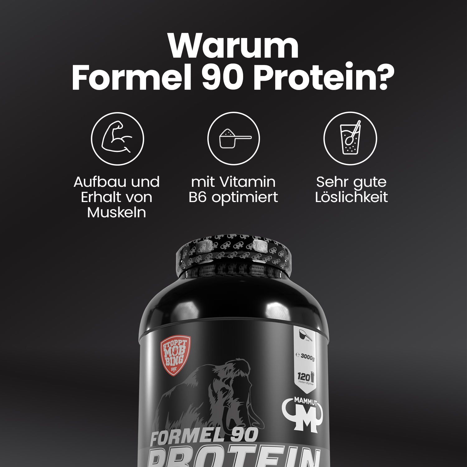 Formel 90 Protein - Cream Nut - 3000 g Dose#geschmack_cream-nut