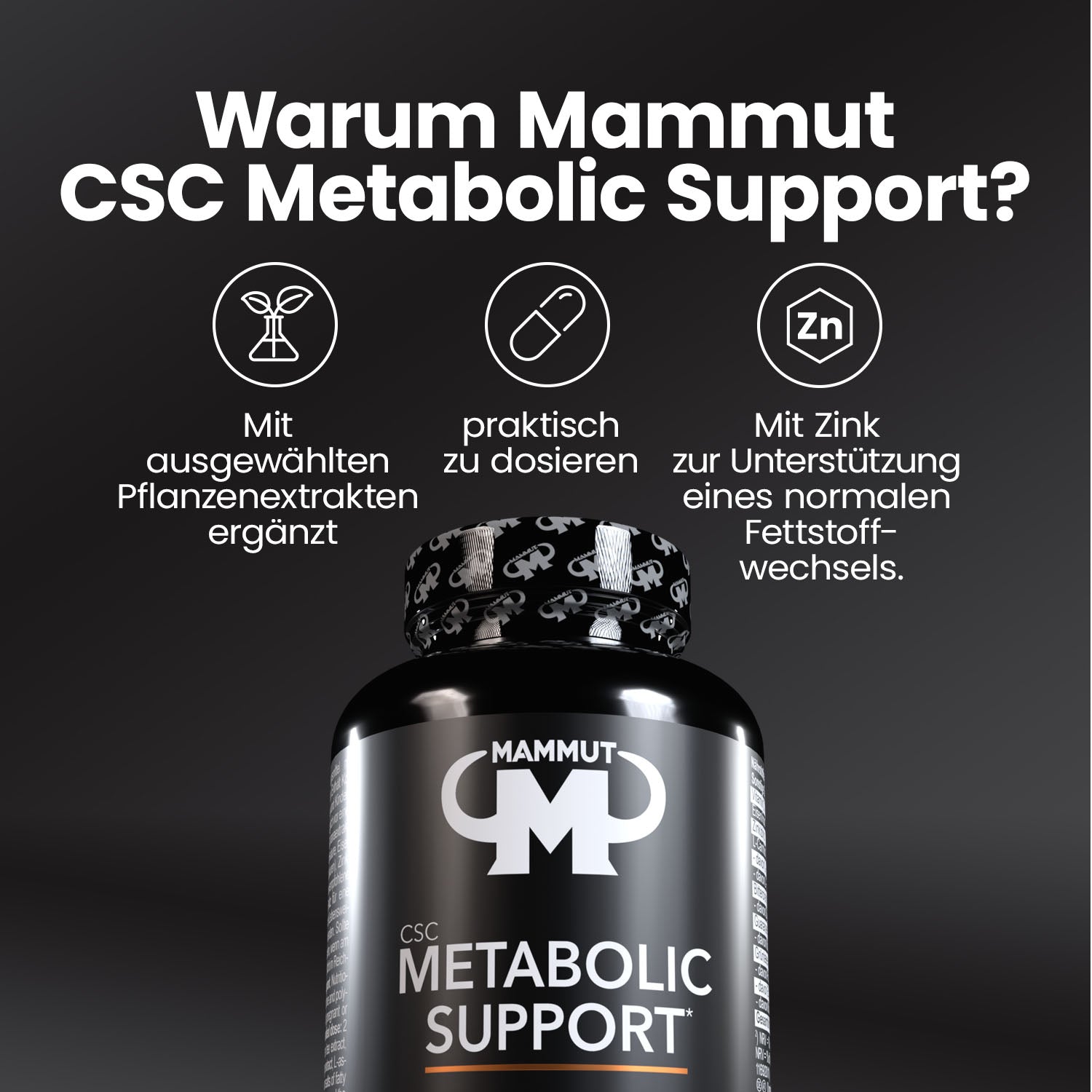 CSC Metabolic Support - 150 Stück/Dose#_