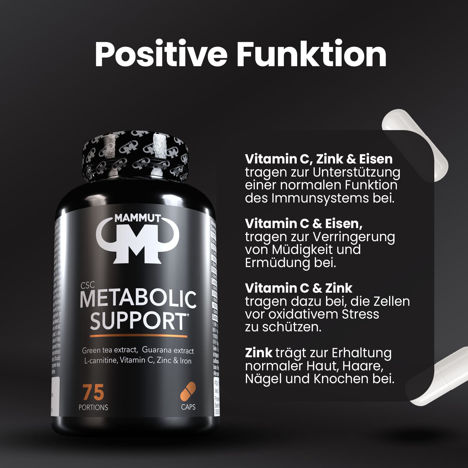 CSC Metabolic Support - 150 Stück/Dose#_