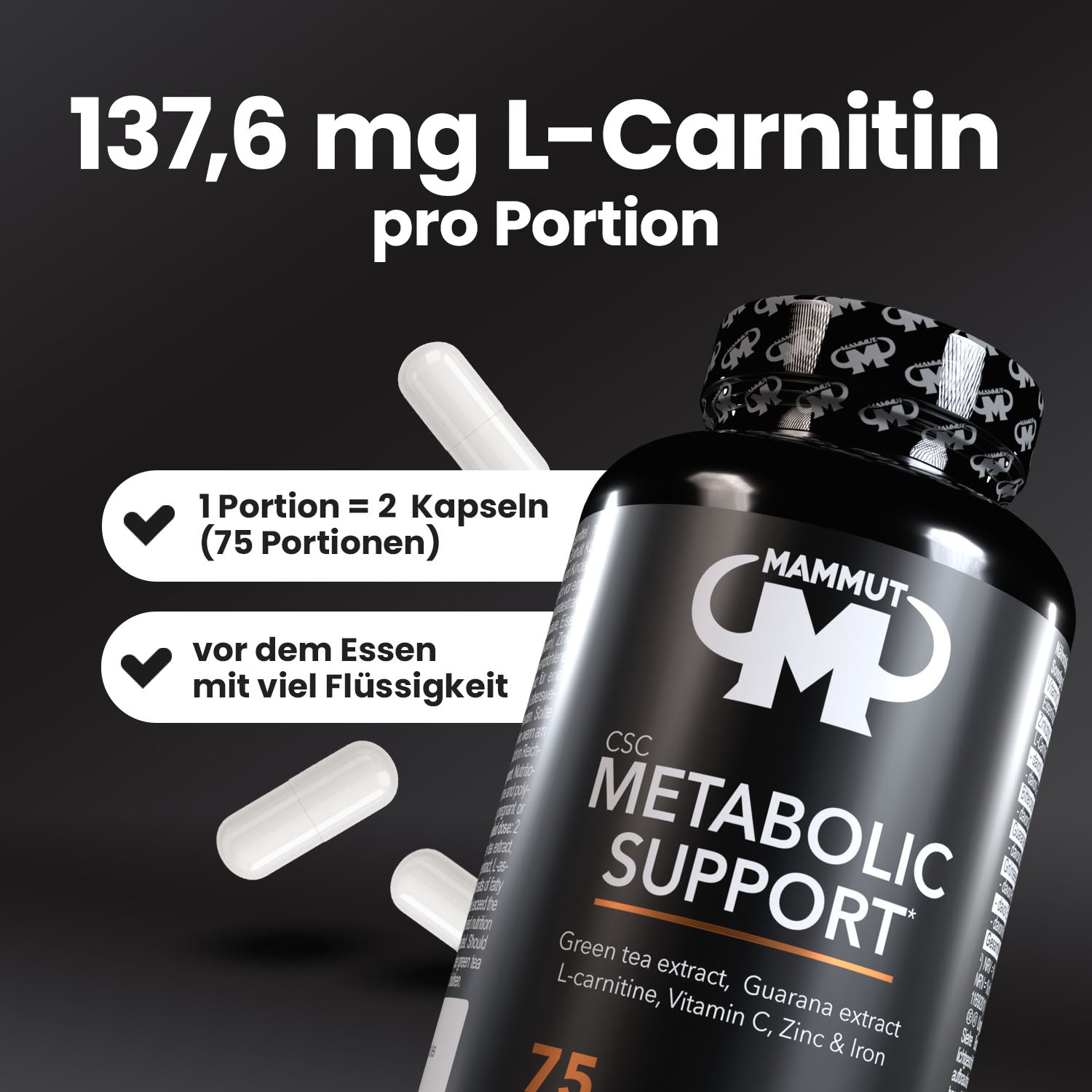 CSC Metabolic Support - 150 Stück/Dose#_