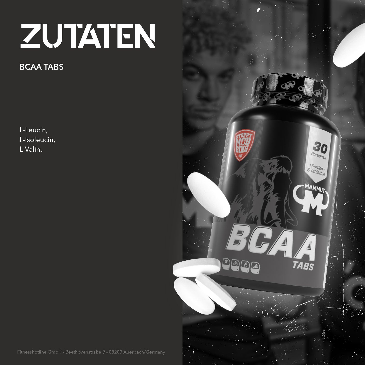 BCAA Tabs - 180 Stück / Dose#_