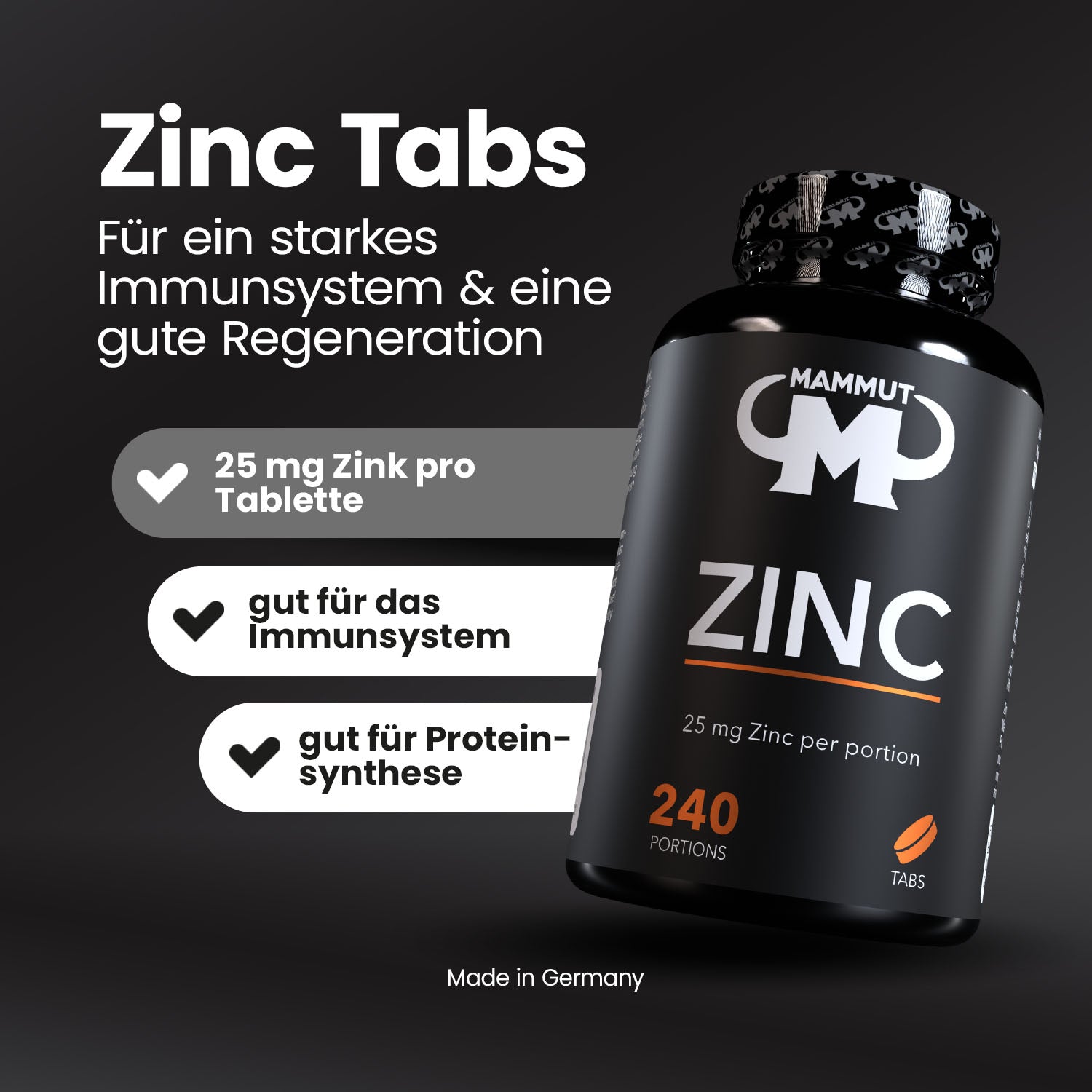 Zinc Tabs - 240 Stück/Dose#_