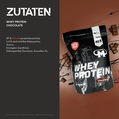 Whey Protein - Chocolate - 1000 g Zipp-Beutel#geschmack_chocolate