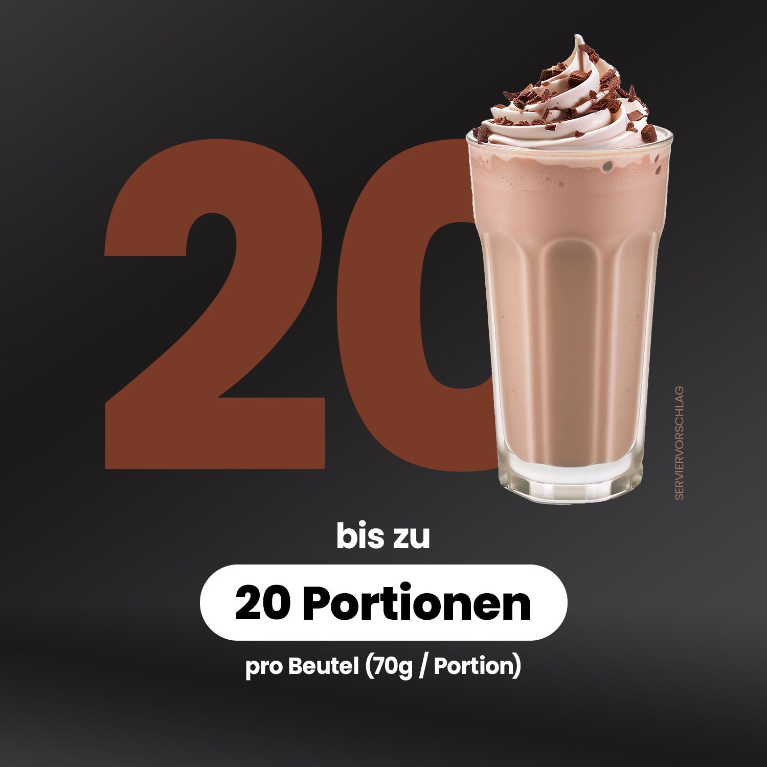 Weight Gainer Crash 5000 - Chocolate - 1400 g Zipp-Beutel#geschmack_schoko