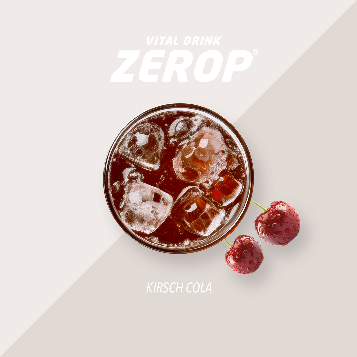 Vital Drink Zerop - Kirsch Cola - 1000 ml Flasche#geschmack_kirsch-cola