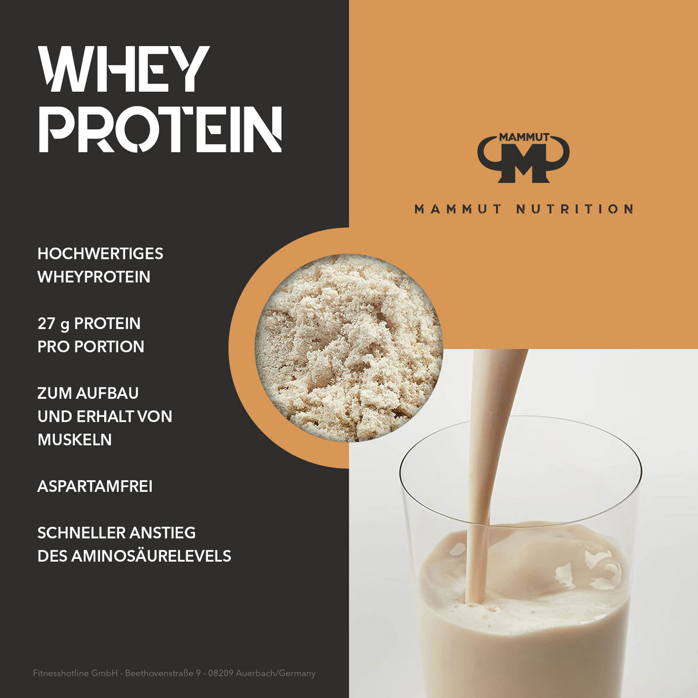 Whey Protein - Caramel Cream - 1000 g Zipp-Beutel#geschmack_caramel-cream