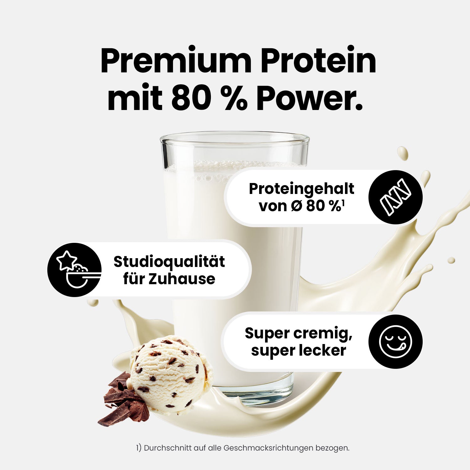 Gourmet Premium Pro Protein - Stracciatella - 500 g Dose#geschmack_stracciatella