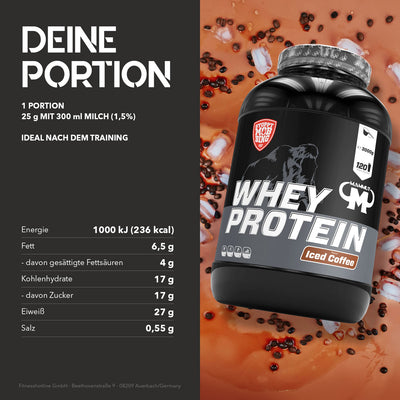 Whey Protein - Iced Coffee - 3000 g Dose#geschmack_iced-coffee