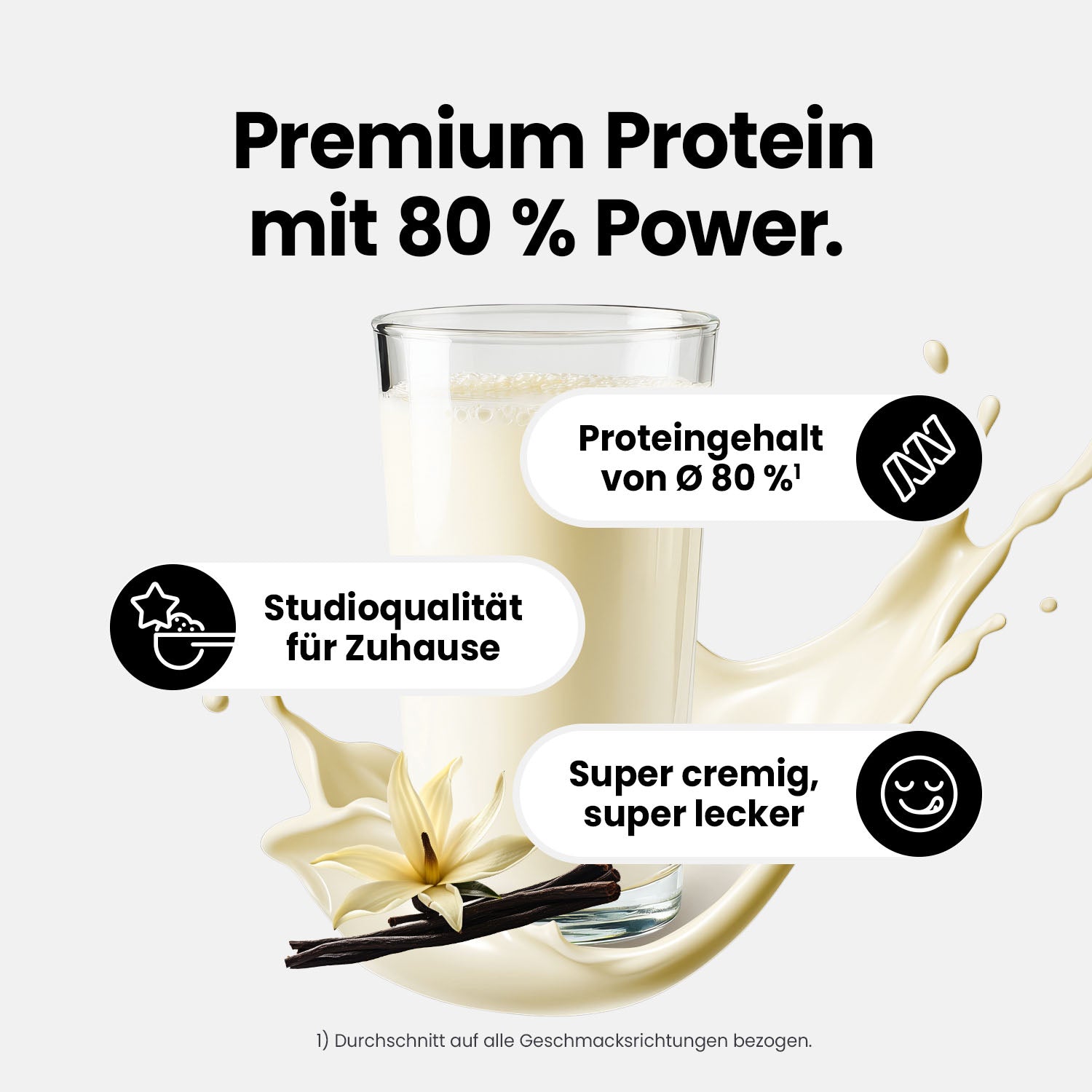 Gourmet Premium Pro Protein - French Vanilla - 1000 g Zipp-Beutel#geschmack_french-vanilla