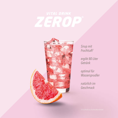 Vital Drink Zerop - Pink Grapefruit - 1000 ml Flasche#geschmack_pink-grapefruit