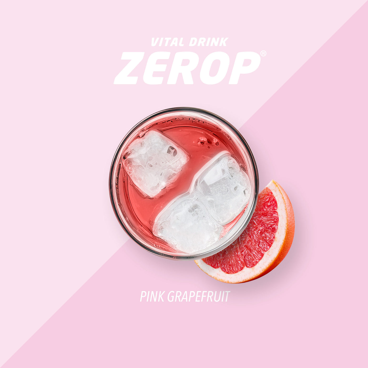 Vital Drink Zerop - Pink Grapefruit - 1000 ml Flasche#geschmack_pink-grapefruit