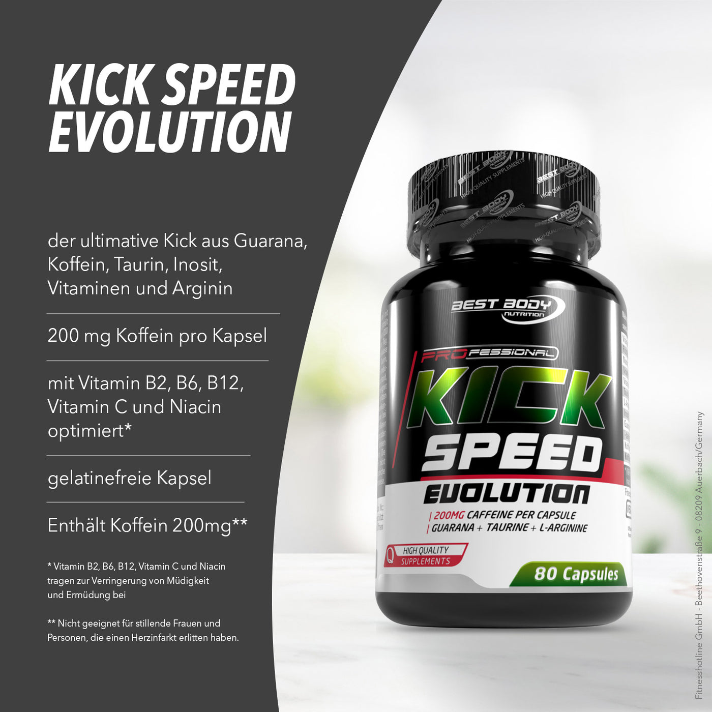 Professional Kick Speed Evolution Caps - 80 Stück/Dose#_