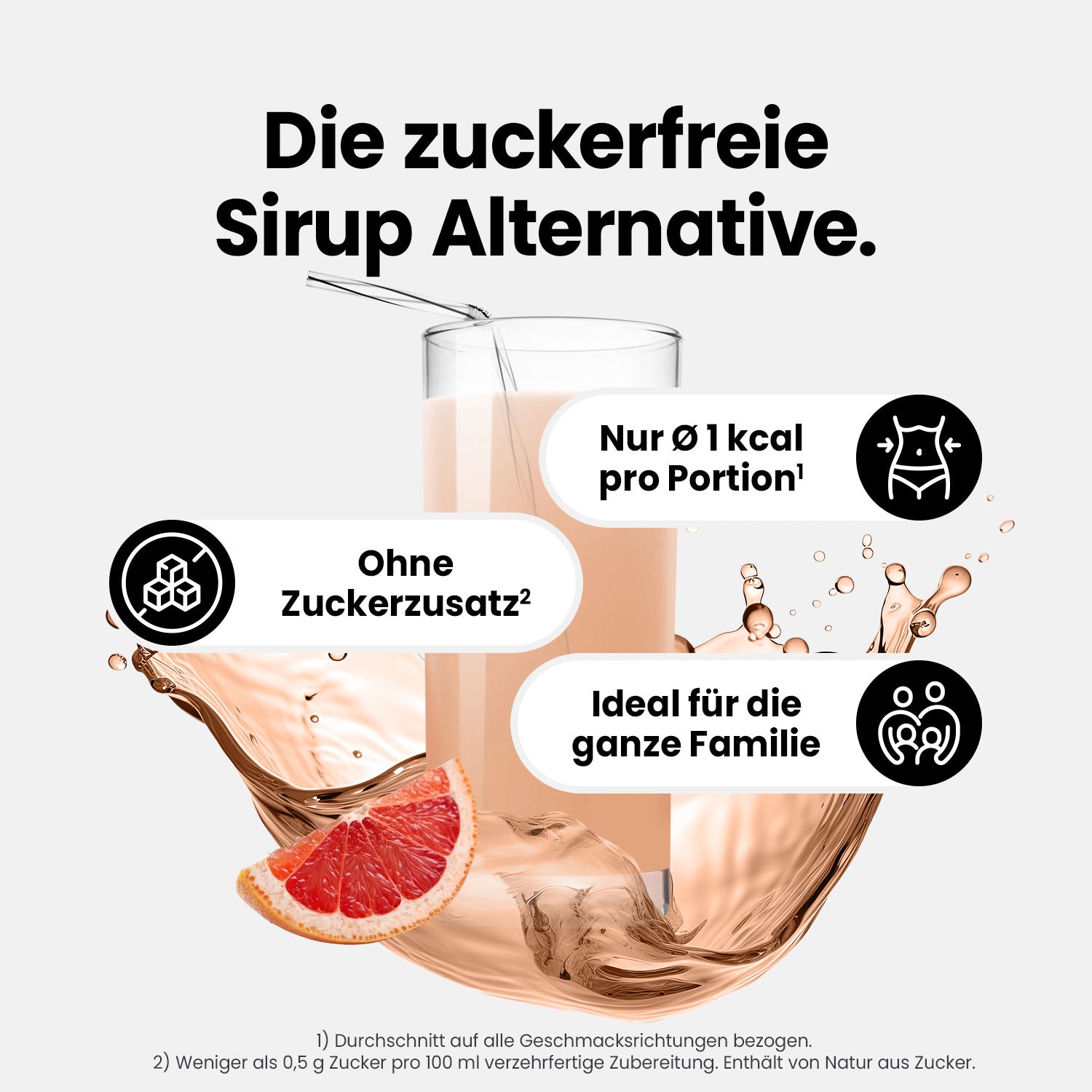 Vital Drink Zerop - Mango Grapefruit - 1 L + Dosierpumpe#geschmack_mango-grapefruit