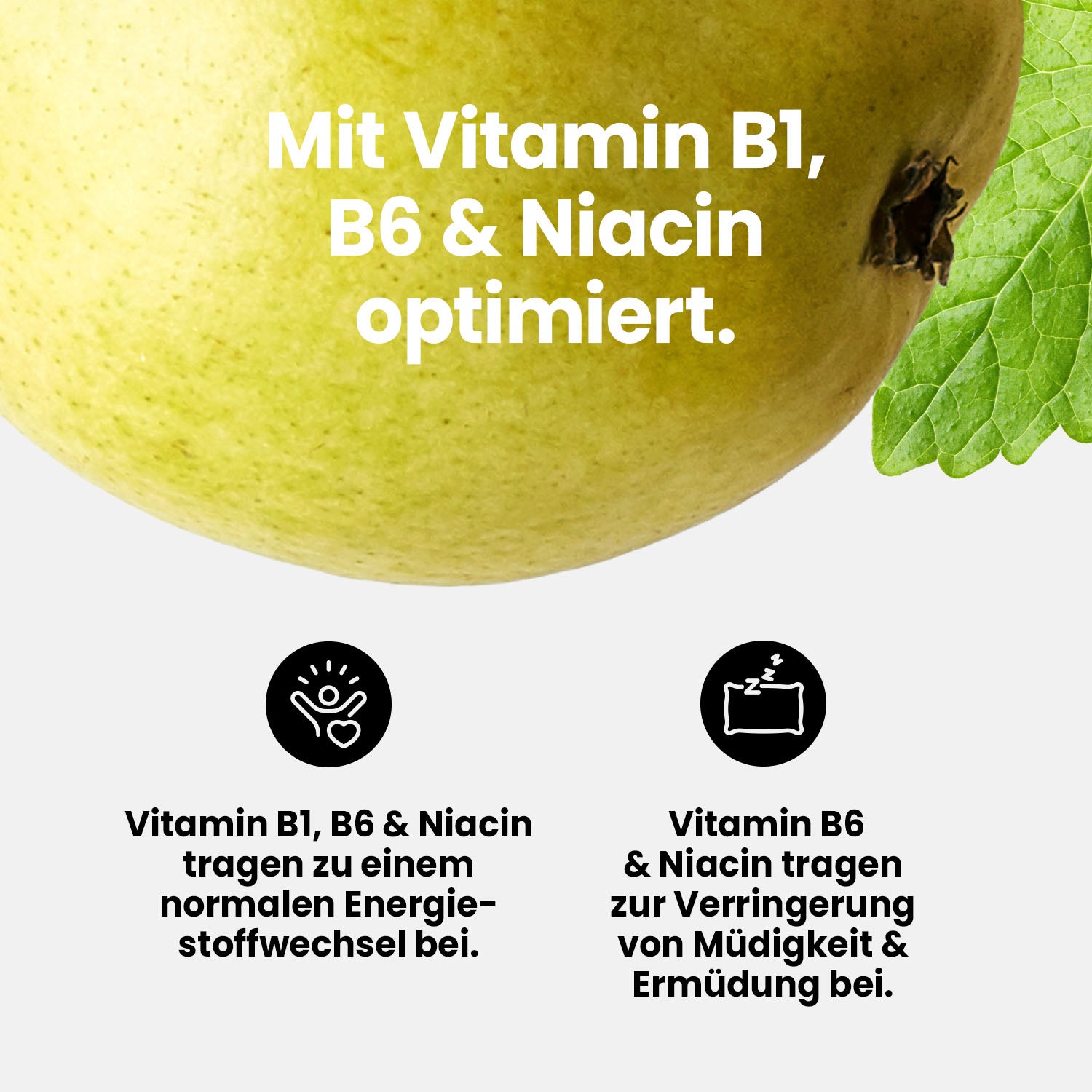 Vital Drink Zerop - Birne Melisse - 1000 ml Flasche#geschmack_birne-melisse