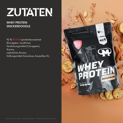 Whey Protein - Snickerdoodle - 1000 g Zipp-Beutel#geschmack_snickerdoodle