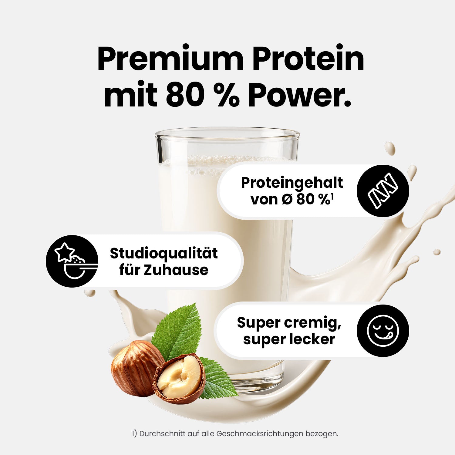 Gourmet Premium Pro Protein - Cream Nut - 1000 g Zipp-Beutel#geschmack_cream-nut