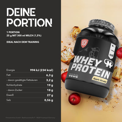 Whey Protein - Apple Strudel - 3000 g Dose#geschmack_apple-strudel