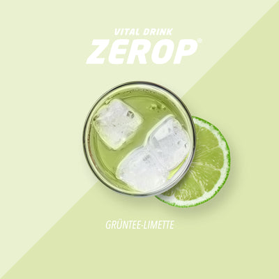 Vital Drink Zerop - Grüntee Limette - 500 ml Flasche#geschmack_gr-ntee-limette