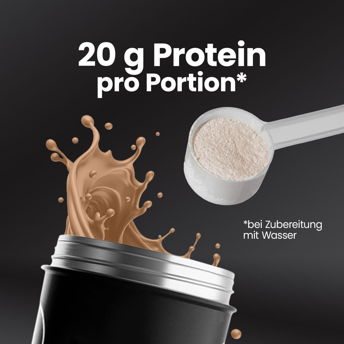 Vegan Protein - Nougat - 460 g Dose#geschmack_nougat