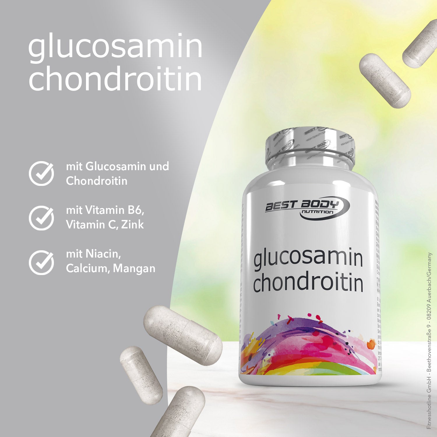 Glucosamin Chondroitin Kapseln - 100 Stück/Dose#_