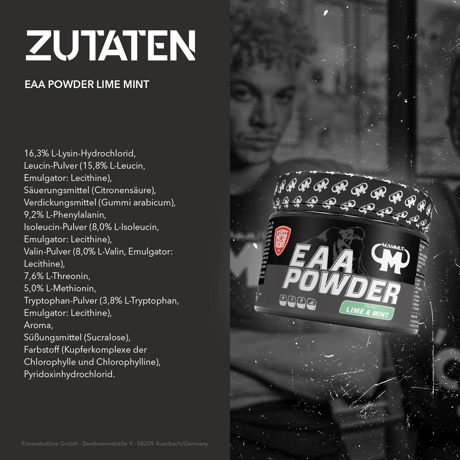 EAA Powder - Lime & Mint - 250 g Dose#geschmack_lime-mint