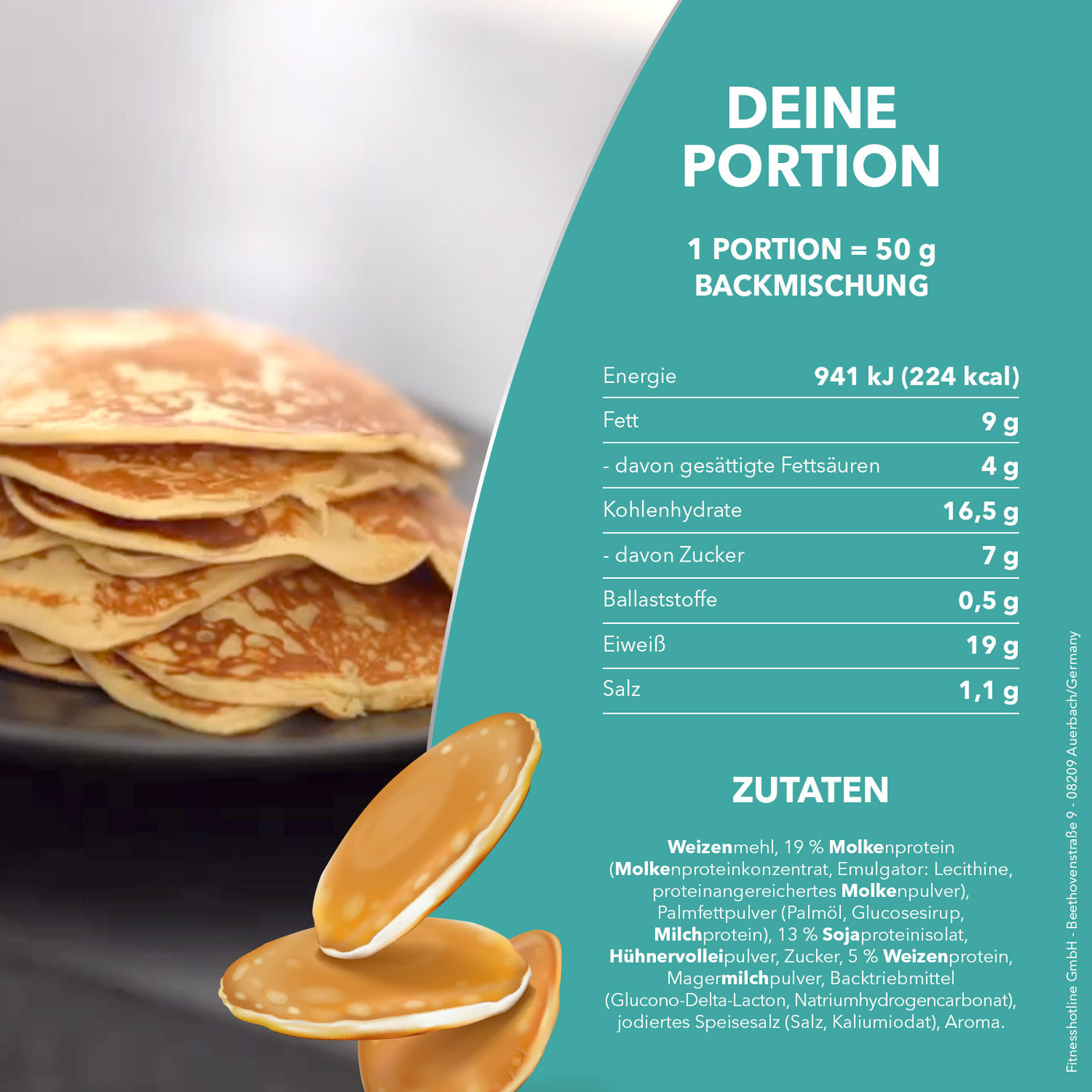 Protein Pancake - Neutral - 1000 g Dose#_