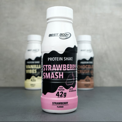 Protein Shake - RTD - Strawberry Smash - 500 ml PET Flasche#geschmack_strawberry-smash